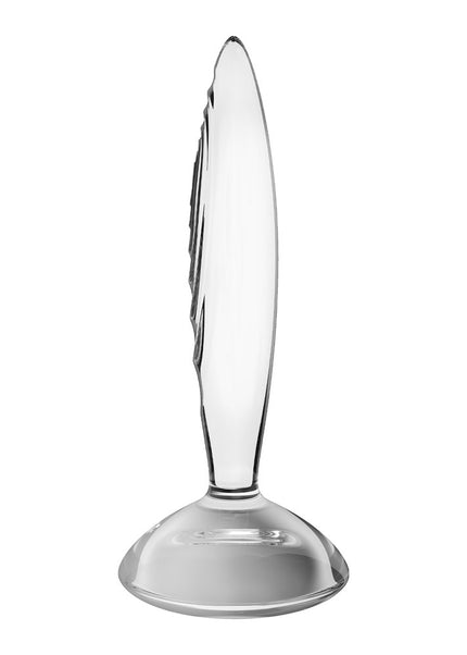 Satisfyer Sparkling Crystal - Clear Glass Butt Plug
