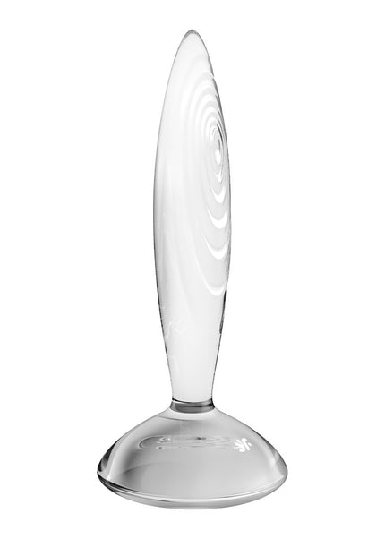Satisfyer Sparkling Crystal - Clear Glass Butt Plug