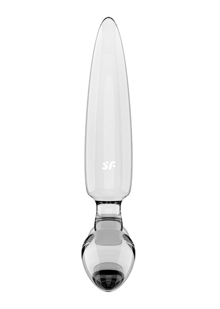 Satisfyer Triple Crystal 1 - Clear - Clear Glass 3-in-1 Butt Plug