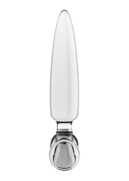 Satisfyer Triple Crystal 1 - Clear - Clear Glass 3-in-1 Butt Plug