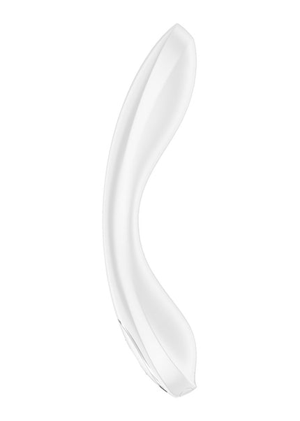 Satisfyer G-Spot Wave 2 - White - White 23.6 cm USB Rechargeable Flicking Tip Vibrator