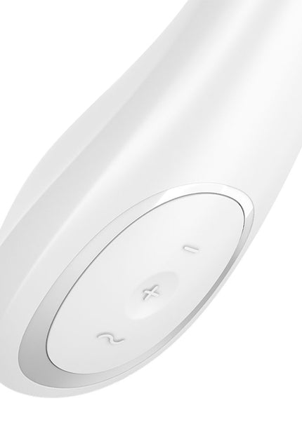 Satisfyer G-Spot Wave 2 - White - White 23.6 cm USB Rechargeable Flicking Tip Vibrator
