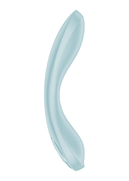 Satisfyer G-Spot Wave 2 - Ice Blue - Ice Blue 23.6 cm USB Rechargeable Flicking Tip Vibrator