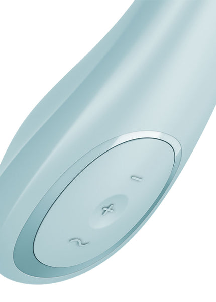 Satisfyer G-Spot Wave 2 - Ice Blue - Ice Blue 23.6 cm USB Rechargeable Flicking Tip Vibrator
