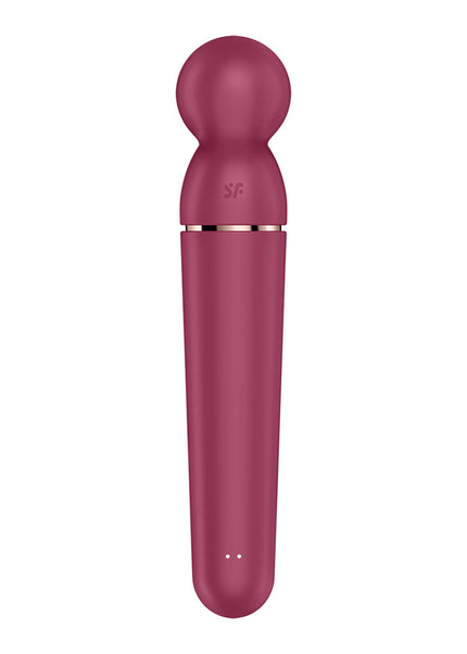 Satisfyer Planet Wand-er - Berry - Berry/Rose Gold USB Rechargeable Massager Wand