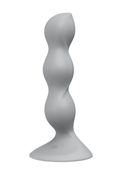 Satisfyer Triple Ball-R - Grey - Grey Beaded Anal Plug