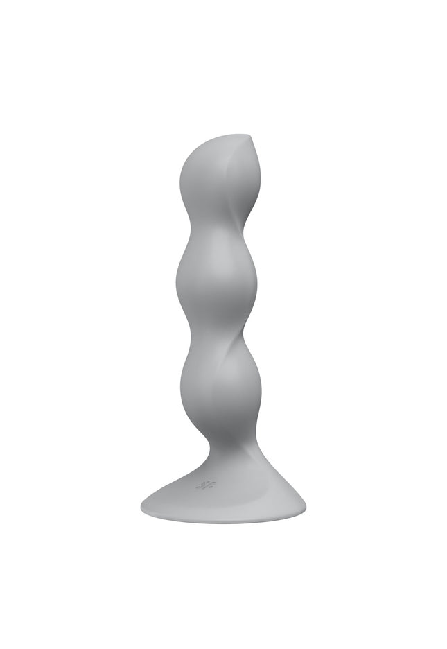 Satisfyer Triple Ball-R - Grey - Grey Beaded Anal Plug