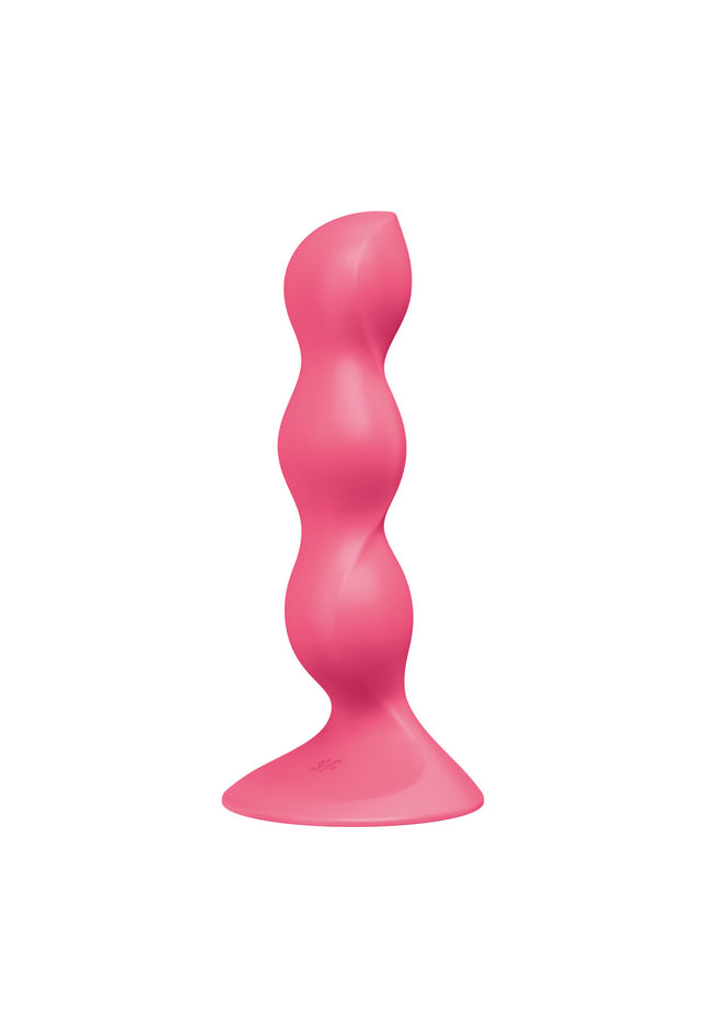 Satisfyer Triple Ball-R - Red - Red Beaded Anal Plug