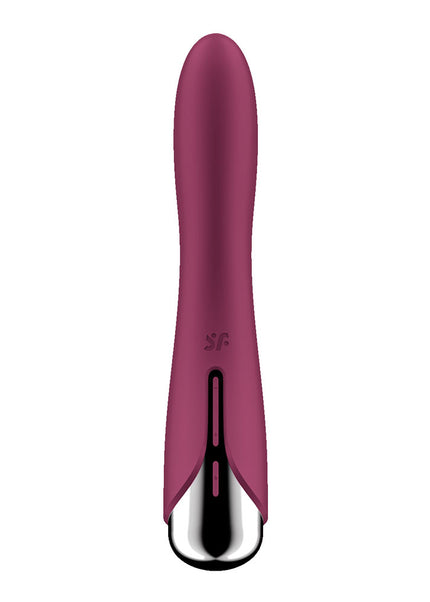Satisfyer Spinning Vibe 1 - Red - Red 17.8 cm USB Rechargeable Rotating Vibrator
