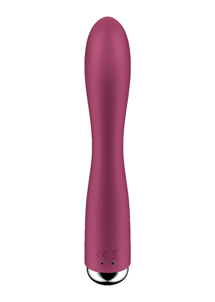 Satisfyer Spinning Rabbit 1 - Red - Red 20 cm USB Rechargeable Rotating Rabbit Vibrator
