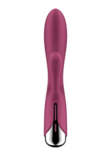 Satisfyer Spinning Rabbit 1 - Red - Red 20 cm USB Rechargeable Rotating Rabbit Vibrator
