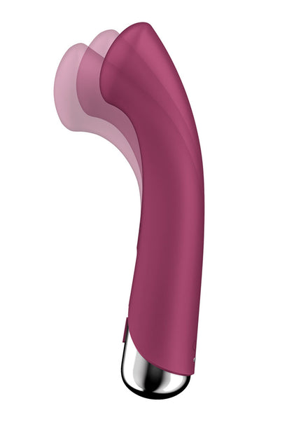 Satisfyer Spinning G-Spot 1 - Red - Red 16.5 cm USB Rechargeable Rotating Vibrator