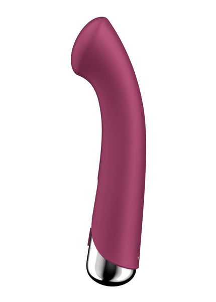 Satisfyer Spinning G-Spot 1 - Red - Red 16.5 cm USB Rechargeable Rotating Vibrator