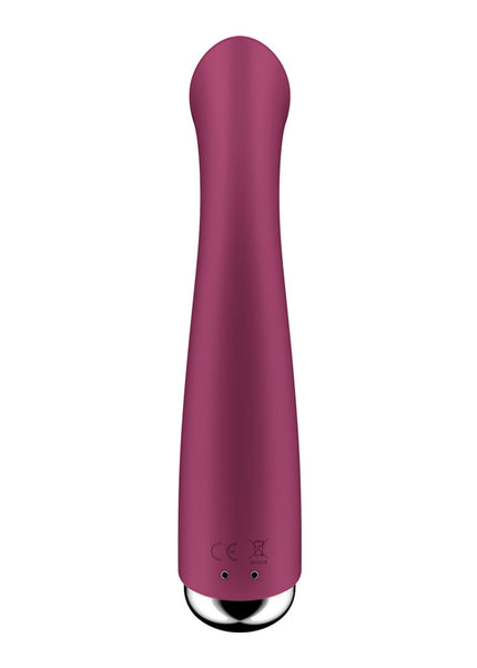Satisfyer Spinning G-Spot 1 - Red - Red 16.5 cm USB Rechargeable Rotating Vibrator