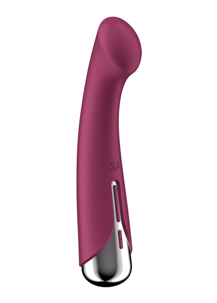 Satisfyer Spinning G-Spot 1 - Red - Red 16.5 cm USB Rechargeable Rotating Vibrator