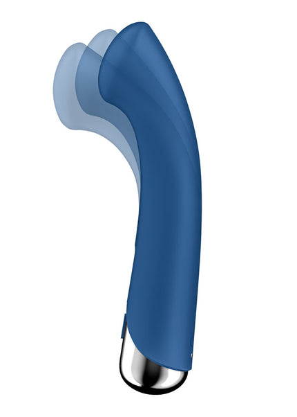 Satisfyer Spinning G-Spot 1 - Blue - Blue 16.5 cm USB Rechargeable Rotating Vibrator