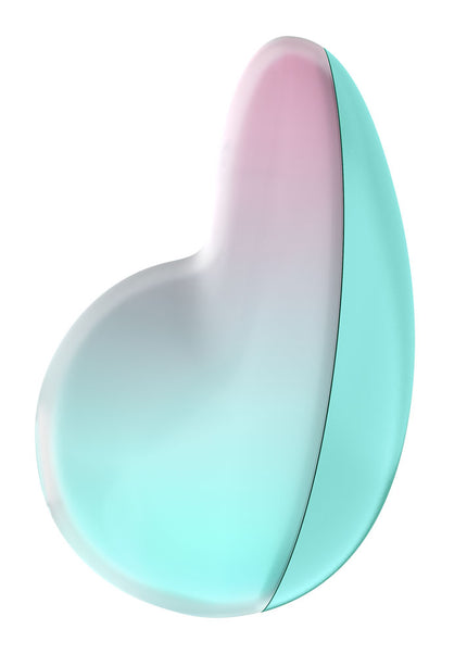 Satisfyer Pixie Dust - Mint/Pink - Mint/Pink USB Rechargeable Vibrating Air Pulse Stimulator