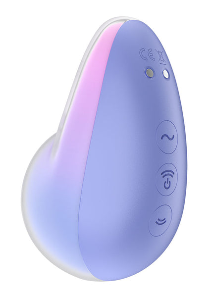 Satisfyer Pixie Dust - Violet/Pink - Violet/Pink USB Rechargeable Vibrating Air Pulse Stimulator