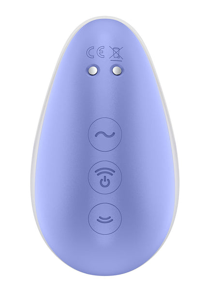 Satisfyer Pixie Dust - Violet/Pink - Violet/Pink USB Rechargeable Vibrating Air Pulse Stimulator