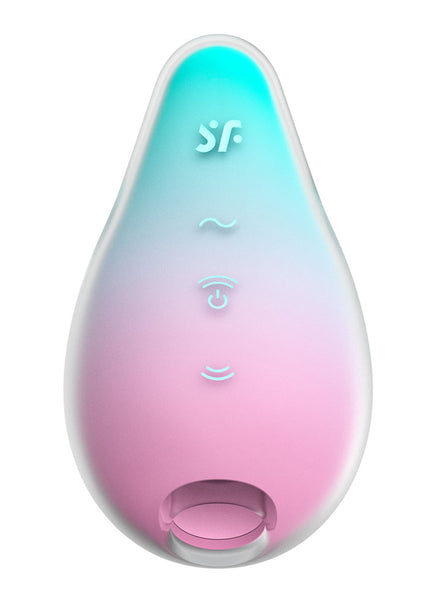 Satisfyer Mermaid Vibes - Mint/Pink - Mint/Pink USB Rechargeable Air Pulse Stimulator
