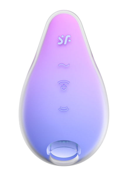 Satisfyer Mermaid Vibes - Violet/Pink - Violet/Pink USB Rechargeable Air Pulse Stimulator