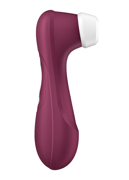 Satisfyer Pro 2 Generation 3 with App Control - Wine Red - Wine Red Touch-Free USB-Rechargeable Clitoral Stimulator