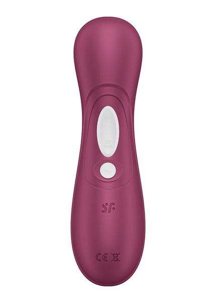 Satisfyer Pro 2 Generation 3 - Wine Red - Wine Red Touch-Free USB-Rechargeable Clitoral Stimulator