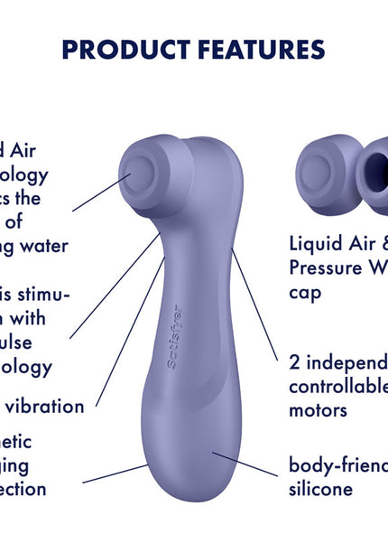 Satisfyer Pro 2 Generation 3 - Lilac - Lilac Touch-Free USB-Rechargeable Clitoral Stimulator