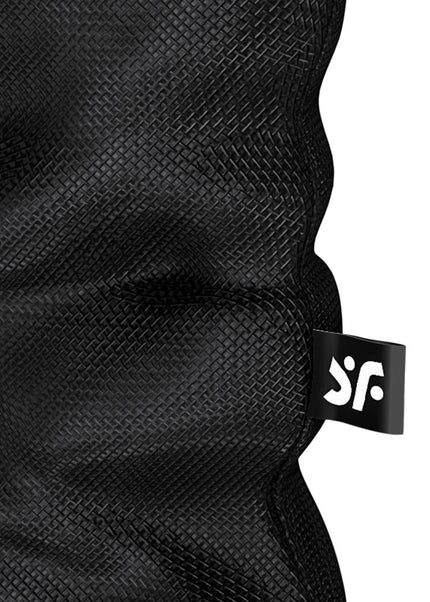 Satisfyer Treasure Bag Large - Black - Black Large Toy Storage Bag
