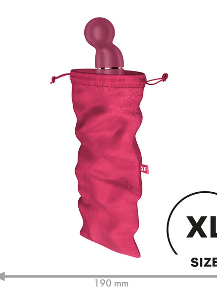 Satisfyer Treasure Bag XLarge - Pink - Pink XL Toy Storage Bag