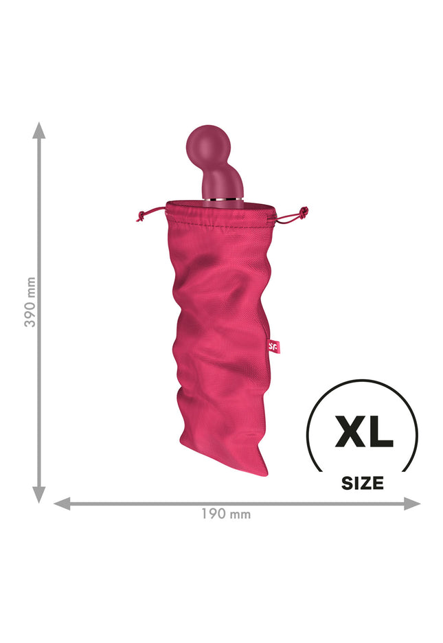 Satisfyer Treasure Bag XLarge - Pink - Pink XL Toy Storage Bag