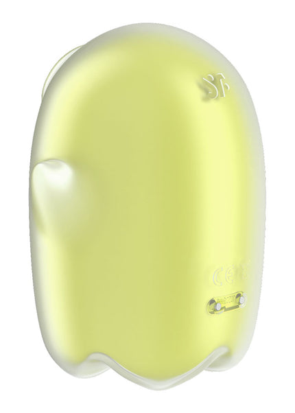 Satisfyer Glowing Ghost - Yellow - Glow in Dark Yellow USB Rechargeable Air Pulse Stimulator