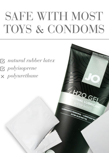 JO H2O Gel Original Lube - 120 mL - Thick Water Based Lubricant - 120 ml Tube