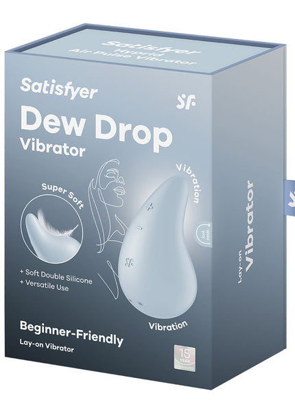 Satisfyer Dew Drop - Light Blue USB Rechargeable Stimulator