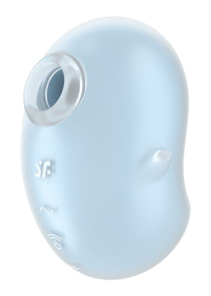 Satisfyer Cutie Ghost - Blue - Blue USB Rechargeable Air Pulse Stimulator
