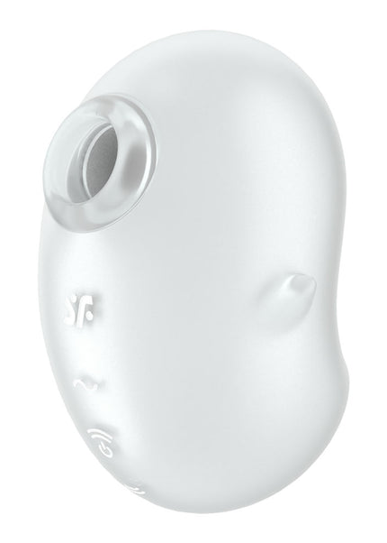 Satisfyer Cutie Ghost - White - White USB Rechargeable Air Pulse Stimulator