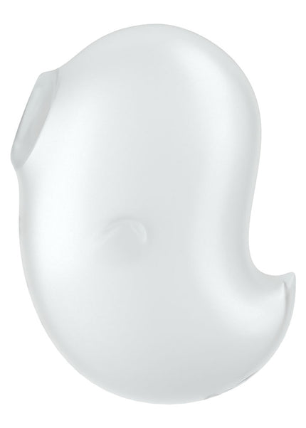 Satisfyer Cutie Ghost - White - White USB Rechargeable Air Pulse Stimulator