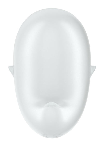 Satisfyer Cutie Ghost - White - White USB Rechargeable Air Pulse Stimulator