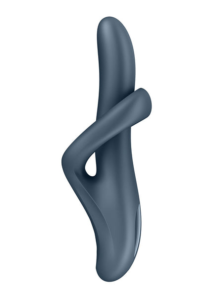 Satisfyer Heat Flex 4 - Grey - Grey USB Rechargeable Heating Vibrator