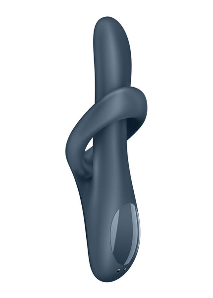Satisfyer Heat Flex 4 - Grey - Grey USB Rechargeable Heating Vibrator