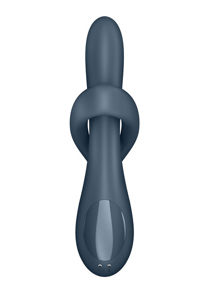 Satisfyer Heat Flex 4 - Grey - Grey USB Rechargeable Heating Vibrator