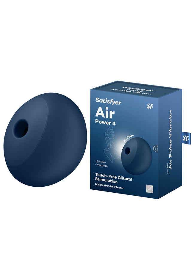 Satisfyer Air Power 4 - Navy USB Rechargeable Air Pulse Stimulator