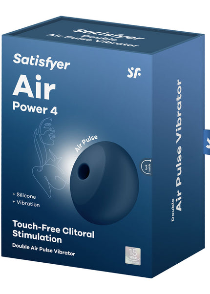Satisfyer Air Power 4 - Navy USB Rechargeable Air Pulse Stimulator