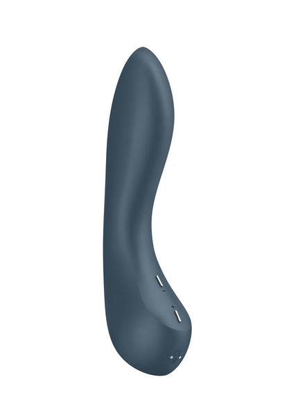 Satisfyer G-Spot Wave 4 - Dark Blue 21 cm USB Rechargeable Vibrator with Robotic G-Spot Stimulation