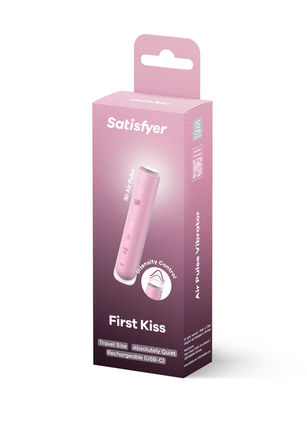 Satisfyer First Kiss - Pink USB Rechargeable Air Pulse Stimulator