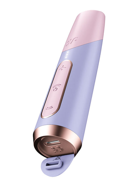 Satisfyer Bold Kiss - Purple USB Rechargeable Air Pulse Stimulator