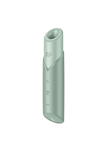 Satisfyer Naughty Kiss - Mint Green USB Rechargeable Air Pulse Stimulator