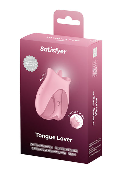 Satisfyer Tongue Lover - Pink USB Rechargeable Flicking Stimulator