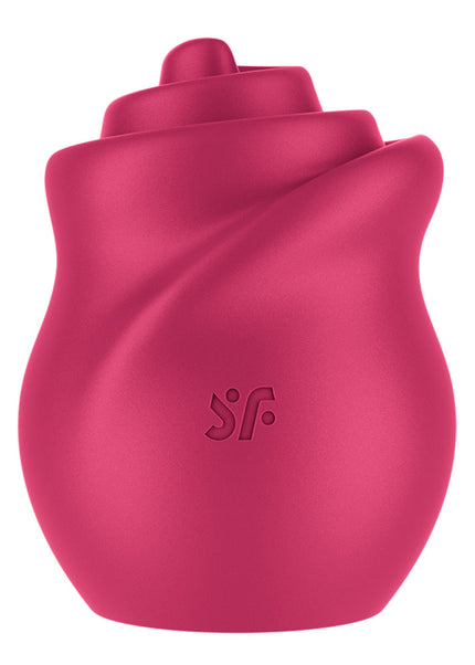 Satisfyer Tongue Twister - Pink USB Rechargeable Stimulator