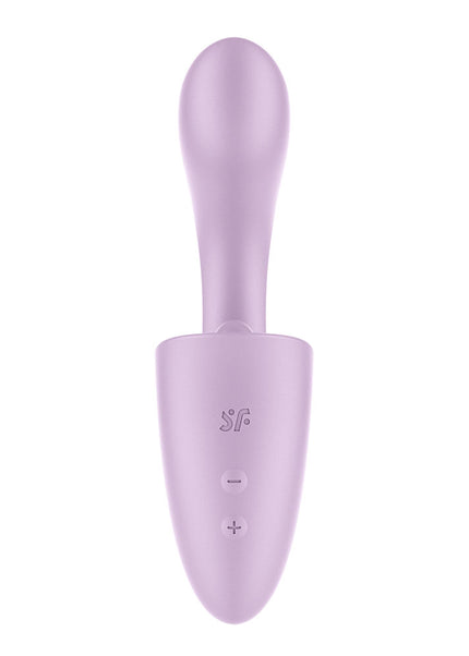 Satisfyer Tongue Expert - Violet 18 cm USB Rechargeable Vibrator with Flicking Clit Stimulator